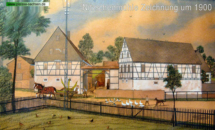 Nitzschenmühle um 1900